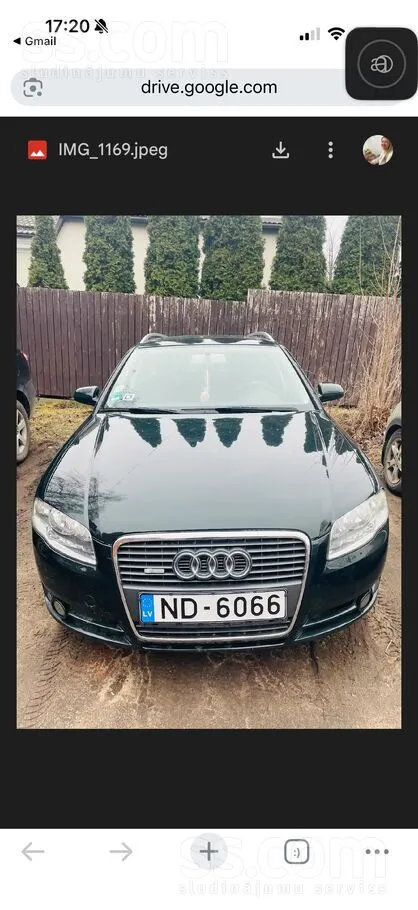 Audi Pārdodu savu auto labā stāvoklī, 2007.gads, zaļa k