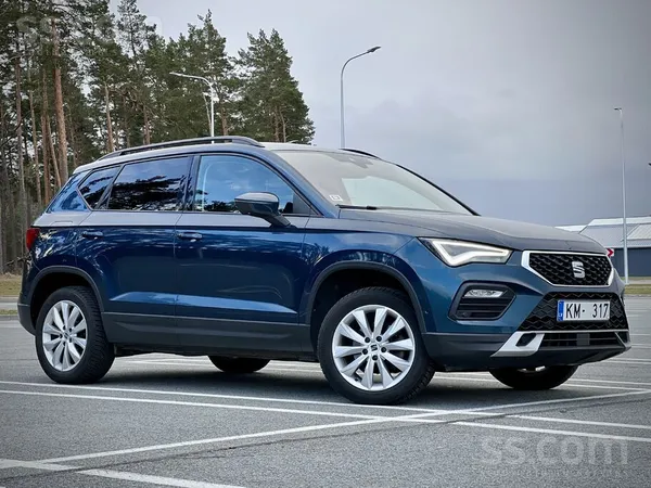Pārdodu ļoti labi uzturētu Seat Ateca Style, 2021. gada modelis, Lava Blue k