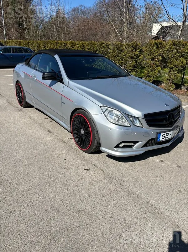 Mercedes Е350D Кабриолет, отличное состояние, тюнинг, вложе