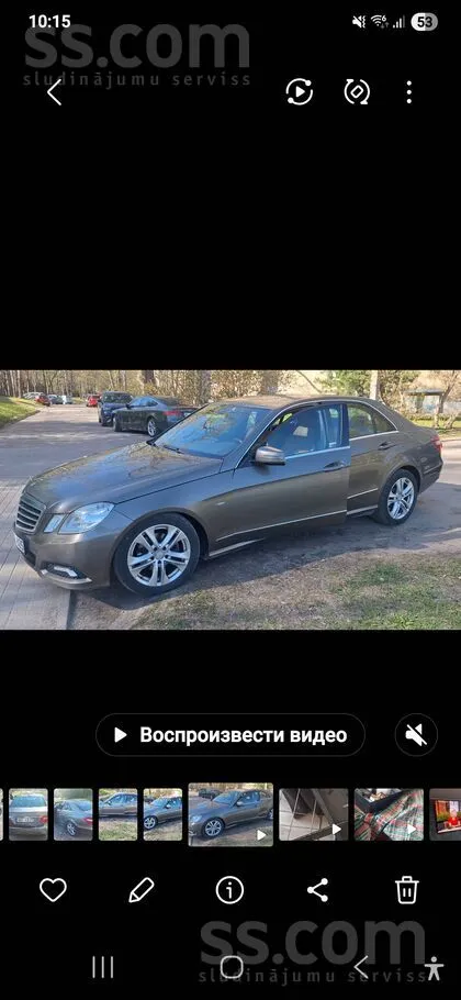 Mercedes MB E200, 2011, Jauna TA (0), Jauns padrāmis, Andro