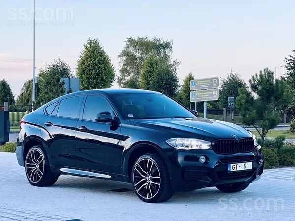 Pārdodu BMW X6 F16, 3.0d, M-paka. 190kw, R21 diski ar labām vissezonas M+S r