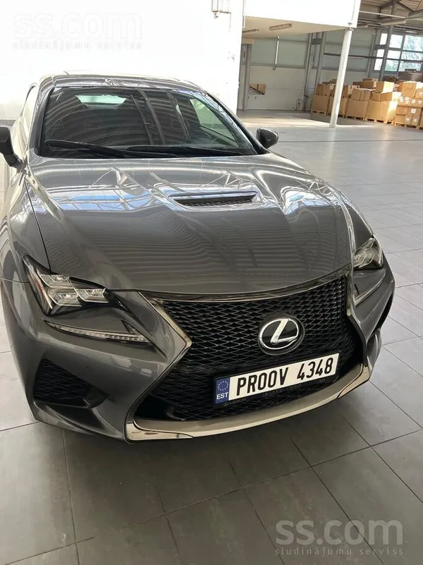 Lexus Rc-F, 5, 0 benzīns, labā stāvoklī. Regulāri veikta apkope. Reģistrēts