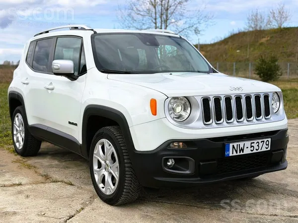 Latvijā nav eksplutēta. Jeep Renegade Limited Awd, 2.0 D, 104 kW/140 Zs, aut