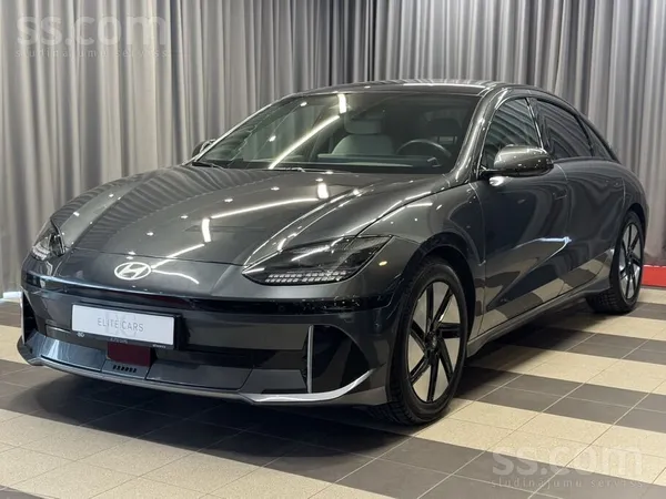 Garantija. Hyundai Ioniq 6, 77, 4 kwh, 168kw/229zs. Soh 99%

– Akumulatora