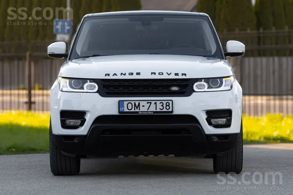 Range rover sport, alpine wait krasa, lyxuri line modelis, labs auto stavokl