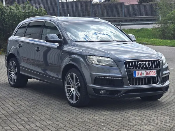 Audi Tikko no Vacia. Audi Q7 3.0 Tdi Quattro S-Line Plu