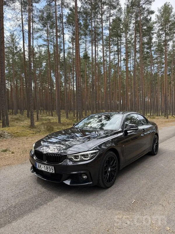 Pārdod 2021. gada BMW 435D Xdrive kabrioletu (Black sapphire metallic). Auto