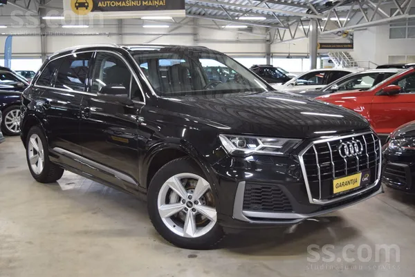 Audi Q7 S-Line Quattro. 2022. gada. 3.0l benzīns, 250 Kw (340 Hp)

Par ies