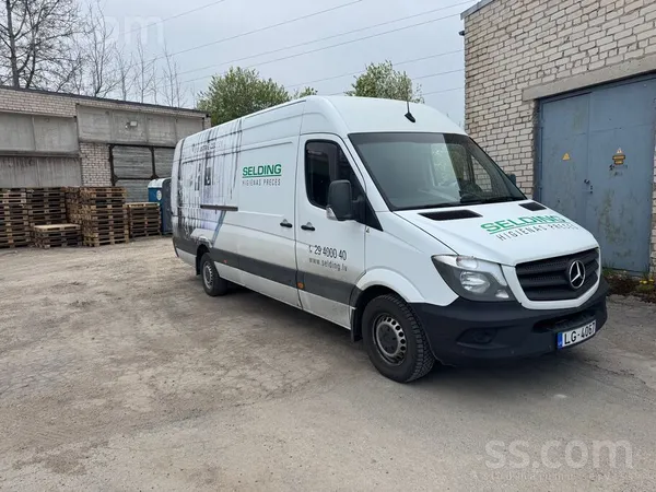 MB Sprinter 314 Maxi Xxl (L4H2), 143Zs, pilna masa 3500kg, 15.5m3, kravas te