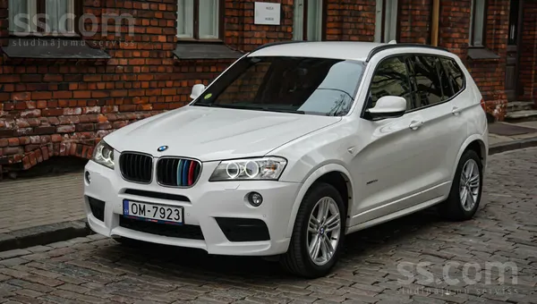 BMW BMW X3 Mpacket xDrive. 2.0d 135kw/180hp. Jauna TA.