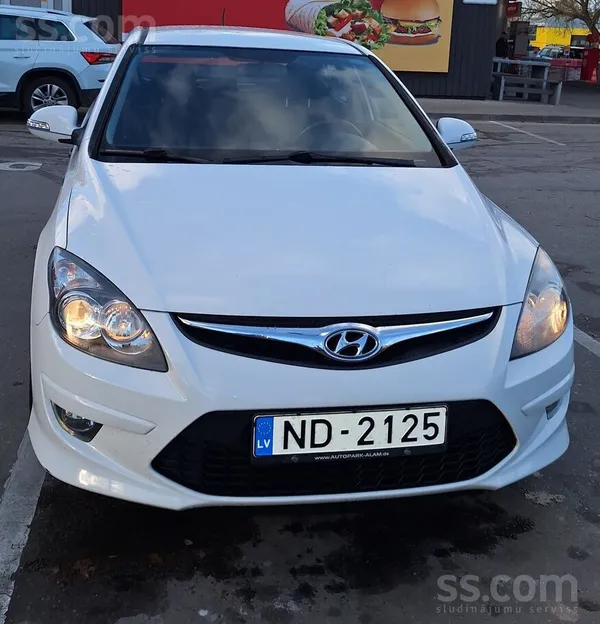 Hyundai I30 66 kW
Automašīna tiek lietota ikdienā, ekspluatēta rūpīgi un ir