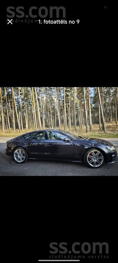 Audi Pārdodu Audi A7 Sportback 3.0 Tfsi Supercharged vi