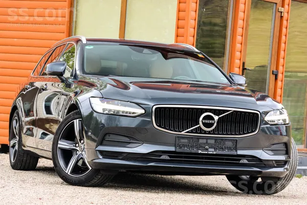 V90 2.0D4 - 190zs, ādas salons, Acc adaptīvā kruīza kontrole, piekabes āķis,
