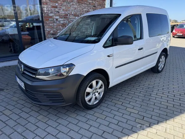 Volkswagen 2.0tdi 55kw/75zs, N1 ar 5 sēdvietām