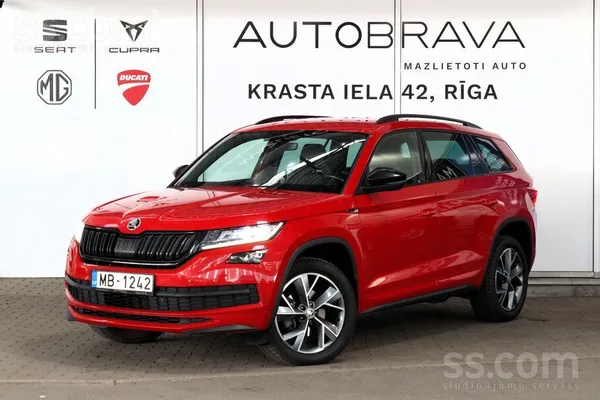 Skoda Piedāvājam Škoda Kodiaq Sportline, 2.0 dīzeļa dzin