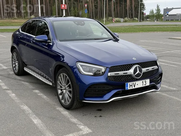 Mercedes Benz Glc 300D Coupe Amg, 4matic, 258zs/190kW. 
A/m ir teicamā tehn