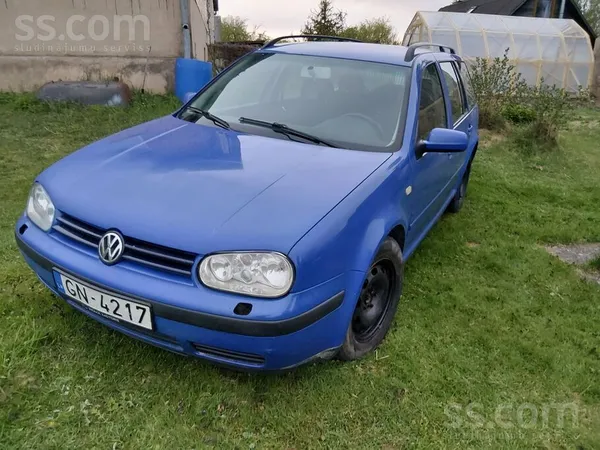 Volkswagen Pārdod ejošu Golf 4 universāli ar skati. 1, 9 Tdi 