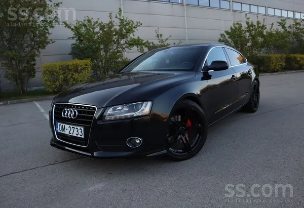 Audi A5 Sportback S-line 3.0d 176 kw. Bang Olufsen mūzi