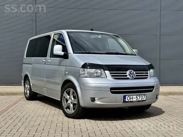 Volkswagen T5 VW Multivan 2.5Tdi 163zs labā stāvoklī. Sēdekļu