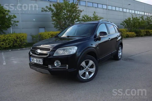 Chevrolet Exclusive 7 vietas 2.0d 110kw Automāts. Labā kompl