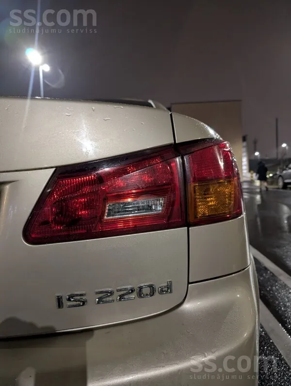Lexus IS 220d, 2005. gads, 2.2 dīzelis, manuālā pārnesumkārba, aizmugurējā p