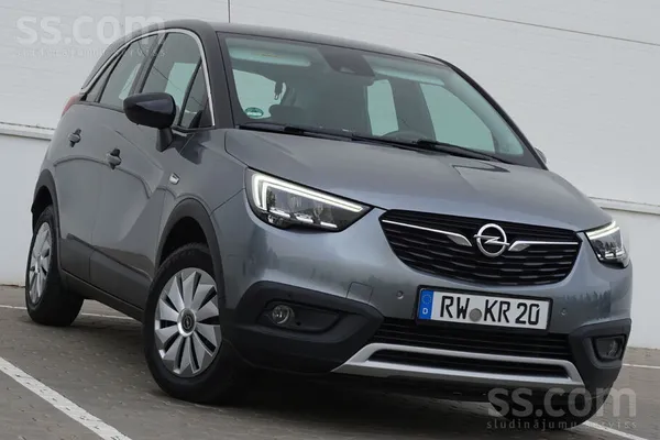 No Vācijas. Opel Crossland X 1.2 Turbo 96 kw - 6 ātrumu pārnesumkārba. 2018.