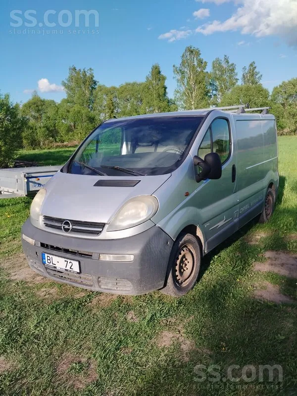 Opel Pārdod kravas mikroautobusu. Latvijā viens saimnie
