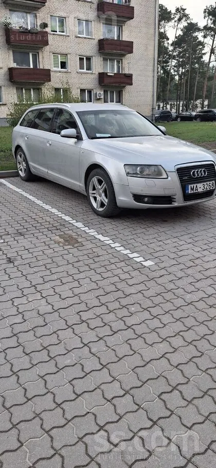 Audi Uz tirdziņu iet Audi A6 C6 ar 2, 7 tdi. Auto aprīk