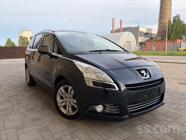 Peugeot Tikko no Francijas. Peugeot 5008 2.0 hdi 110kw, me