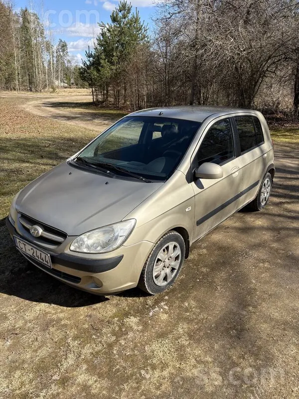 Pārdošanā Hyundai Getz. Viens īpašnieks. Skate derīga līdz 16.06, nodoklis n