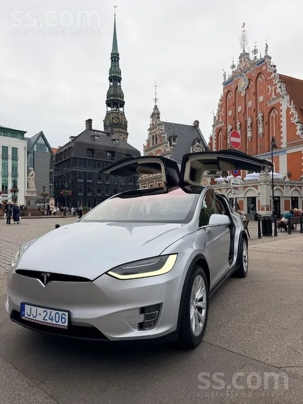 Tesla Model X 90D /ar Pvn 21% 2017 / Aviloo Soh 85.6% carVertical Tīra vēsture. Fsd