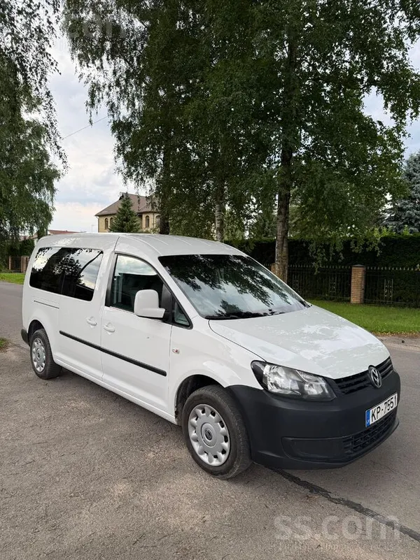 Volkswagen Labi saglabājies vw caddy, garā bāze, 5 sēdvietas.