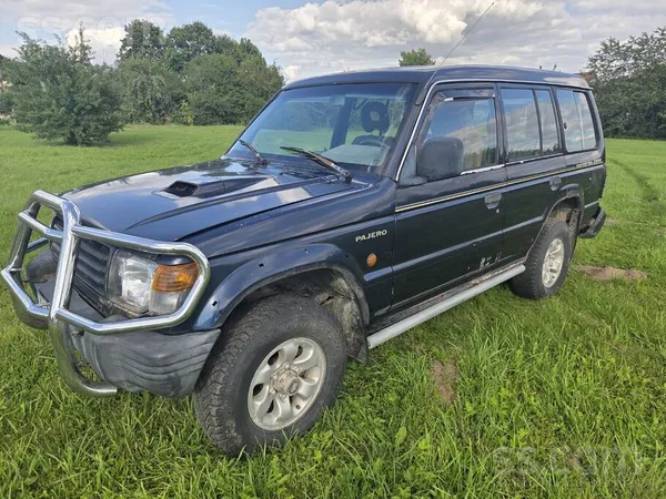 Mitsubishi Ejošs džips bez dokumentiem. Ir papuvis, viss stra