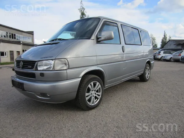 Volkswagen Tikko no vacijas. 2, 5 Tdi Multvan. Laba vizuālā g
