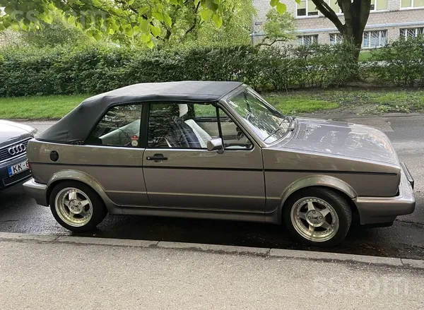 Volkswagen Vintage classic VW Golf 1 Cabrio Karmann edition. 