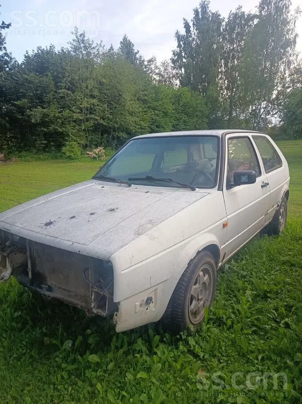 Volkswagen Sveiki tiek tirgots Golf 2 1.6 dīzelis. Ejoša kart