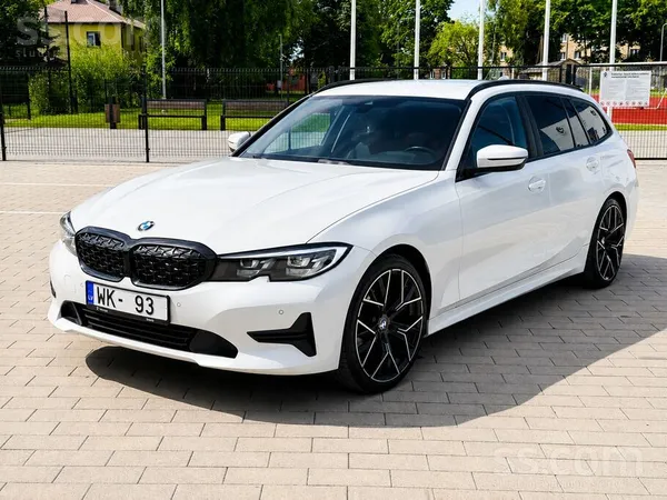 BMW G21 Touring 2022g 2.0D B47 Mild Hybrid Automāts skaistā baltā pērles krā