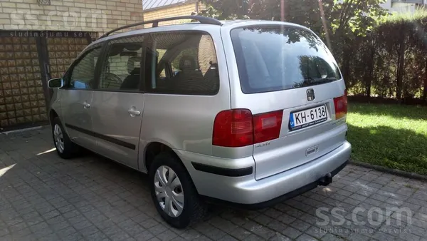 SEAT Alhambra 1, 9tdi. 85kw. Liels ietilpīgs auto, ekon