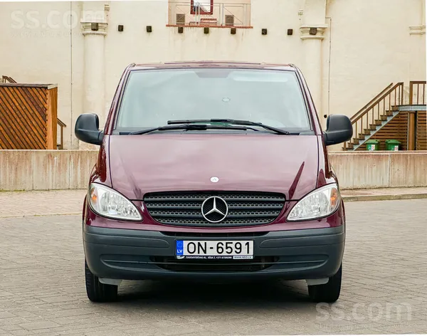 Mercedes Vito, no Beļģijas, labā stāvoklī. Veikta apkope, n