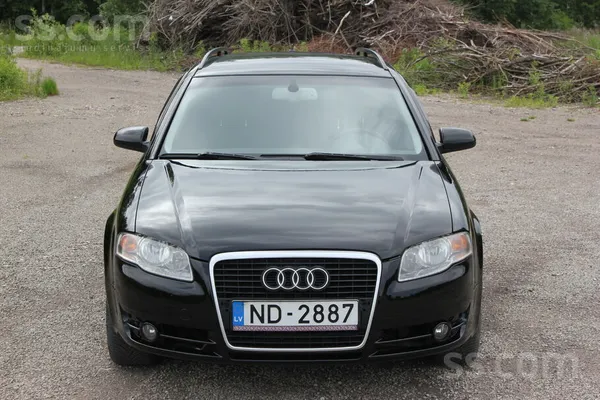 Audi Melns A4 B7 2.0tdi automāts, tiko izieta svaiga sk