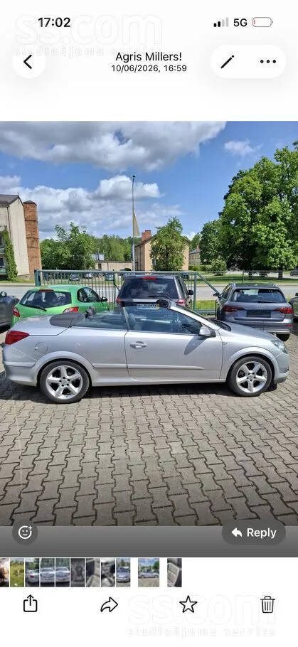 Opel Astra Twin Top. Auto no Vācijas. Divi īpašnieki, ekspluatēta tikai Hamb