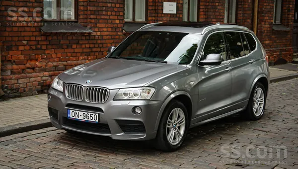 BMW BMW X3 Mpaket 3.0d 190kw/255hp. Jauna TA. 