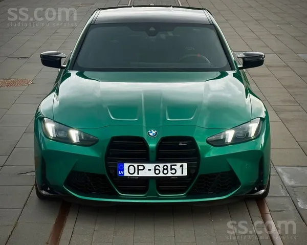 BMW M3 competition G80 Lci xdrive. Eksporta cena 73500+Pvn. 

- Izlaiduma