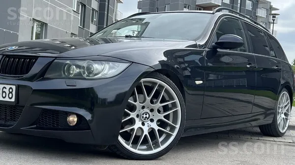 BMW Skaistākais E91M. Csl R19 diski. Dzīvs M47 120kw d