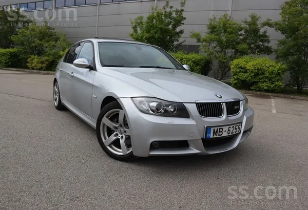 BMW E90 M-Sportpacket 3.0d 170kw Automāts. Titansilber