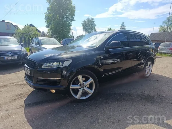 Audi Q7 -3.0Tdi, 176Kw, Quattro, S-Line , 2009G. , 249350Km, 
Tehniski labā