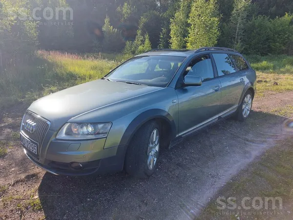 Pārdodu audi allroad a6 c6 3.0 tdi 171 kw. Vizuāli paguris, bagāžnieks jāmai