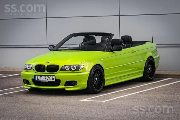 BMW 330i Facelift Cabrio 3.0 benzīns 170kw, Automāts. 

170 kW / 231 ZS Au