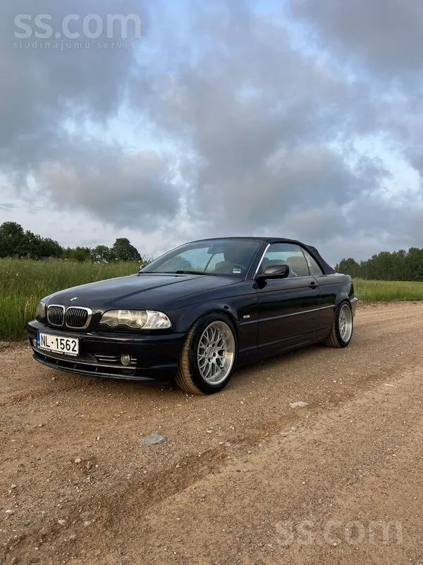 BMW Pārdodu E46 kabrioletu - 3.0 benzīns, 170kW, mehān