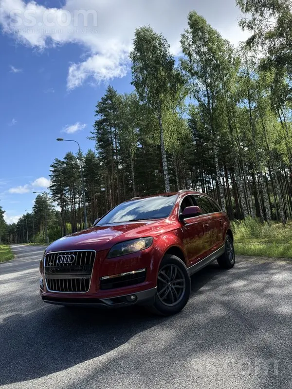 Audi Dzīvs, atsaucīgs Q7, tikko izieta TA. Ekonomisks 3